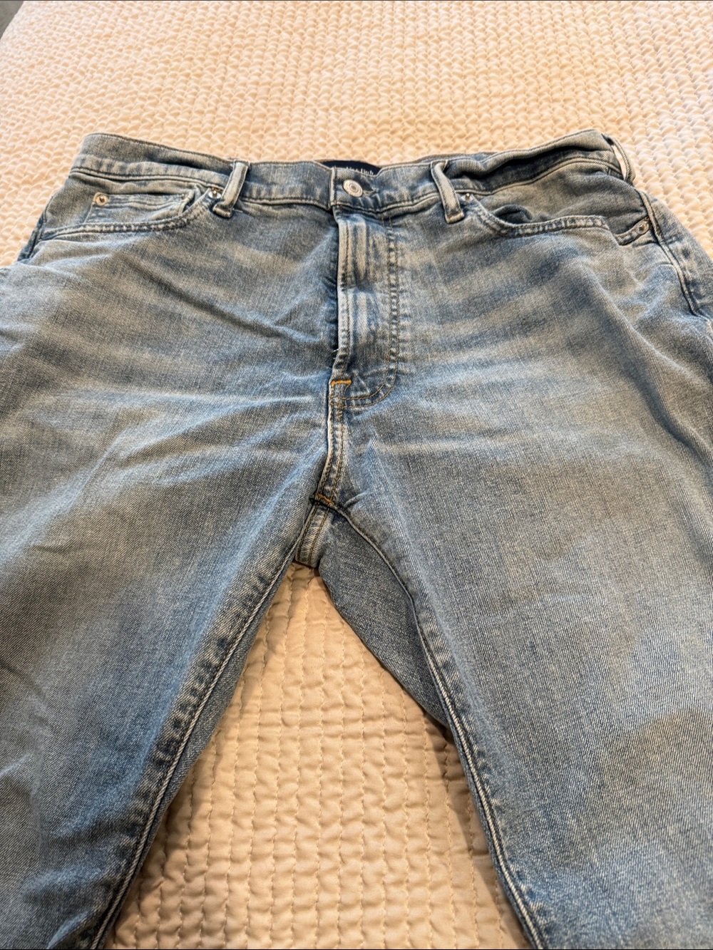 Abercrombie & Fitch Light Blue Relaxed Fit Men's Jeans